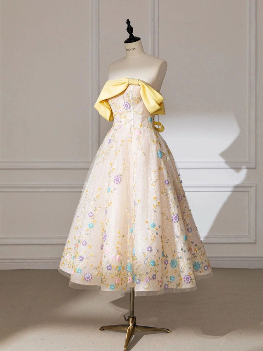 New Banquet Annual Meeting Evening Dress Ball Performance Costume