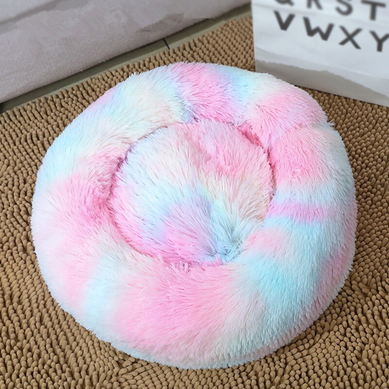 High Quality Dog Bed Super Soft Washable Long Plush Pet Kennel Deep Sleep Dog House Velvet Mats Sofa For Dog Basket Pet Cat Bed
