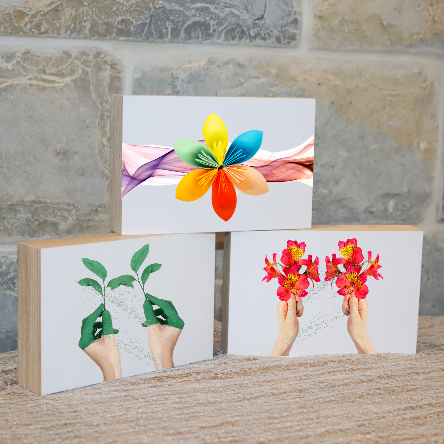 Birch Photo Block- בלוק עץ מעוצב