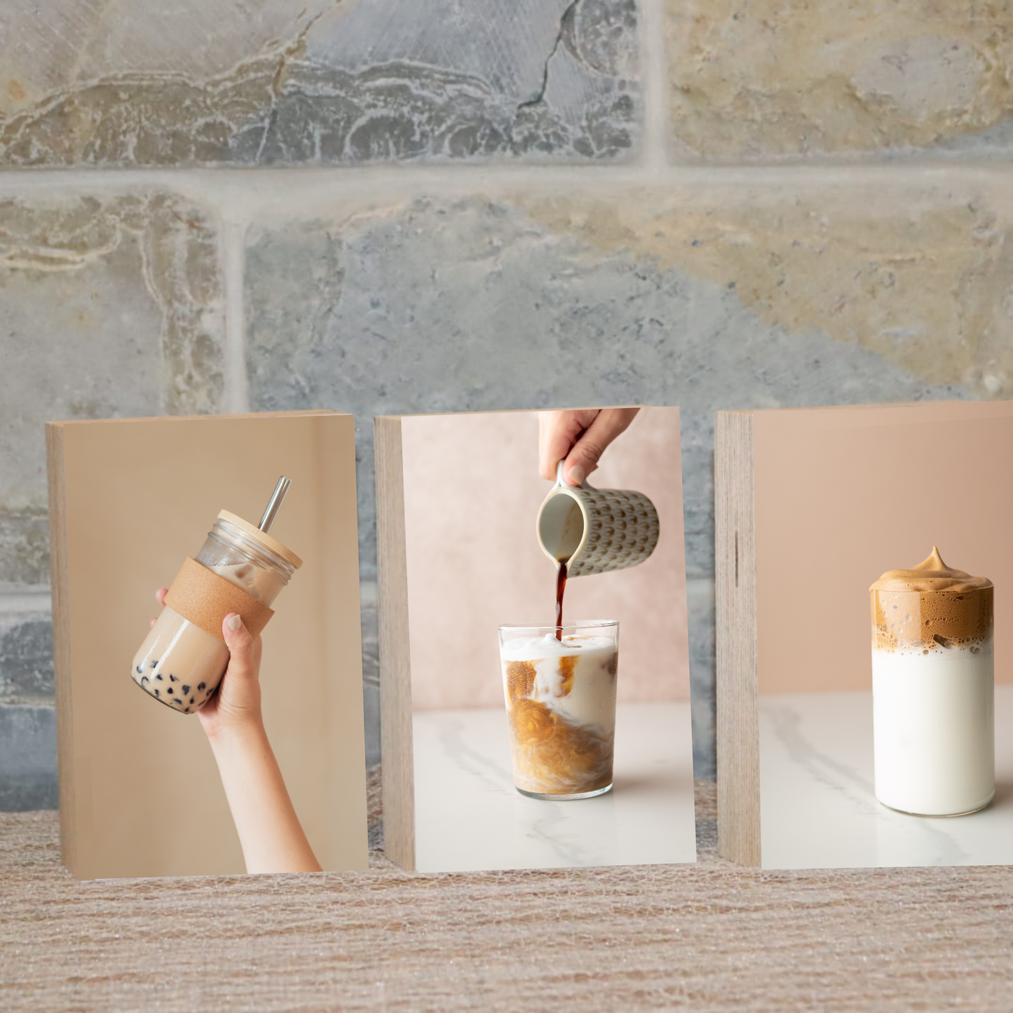 Birch Photo Block- בלוק עץ מעוצב