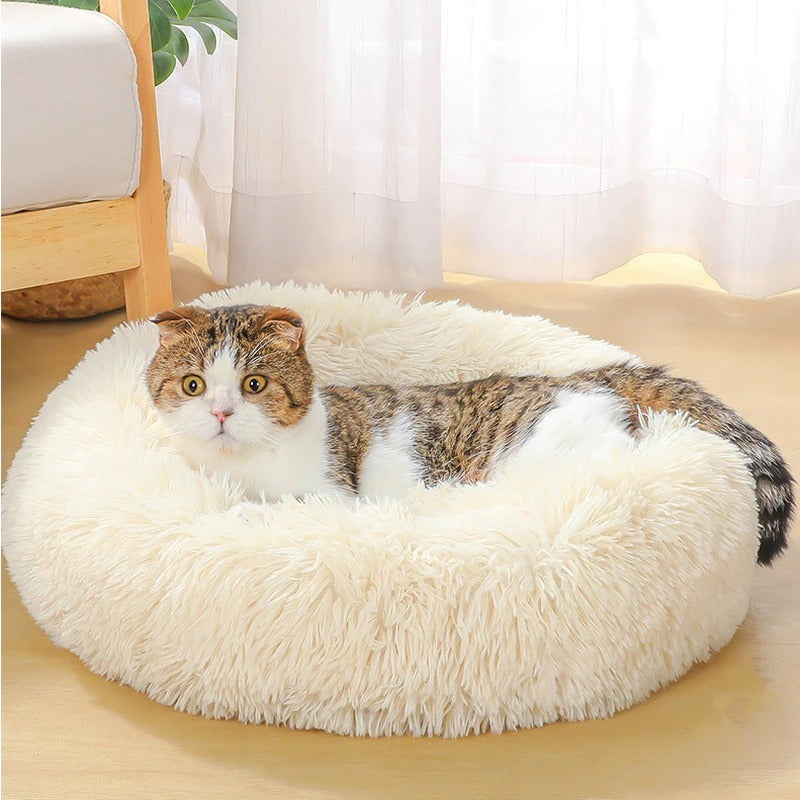 High Quality Dog Bed Super Soft Washable Long Plush Pet Kennel Deep Sleep Dog House Velvet Mats Sofa For Dog Basket Pet Cat Bed
