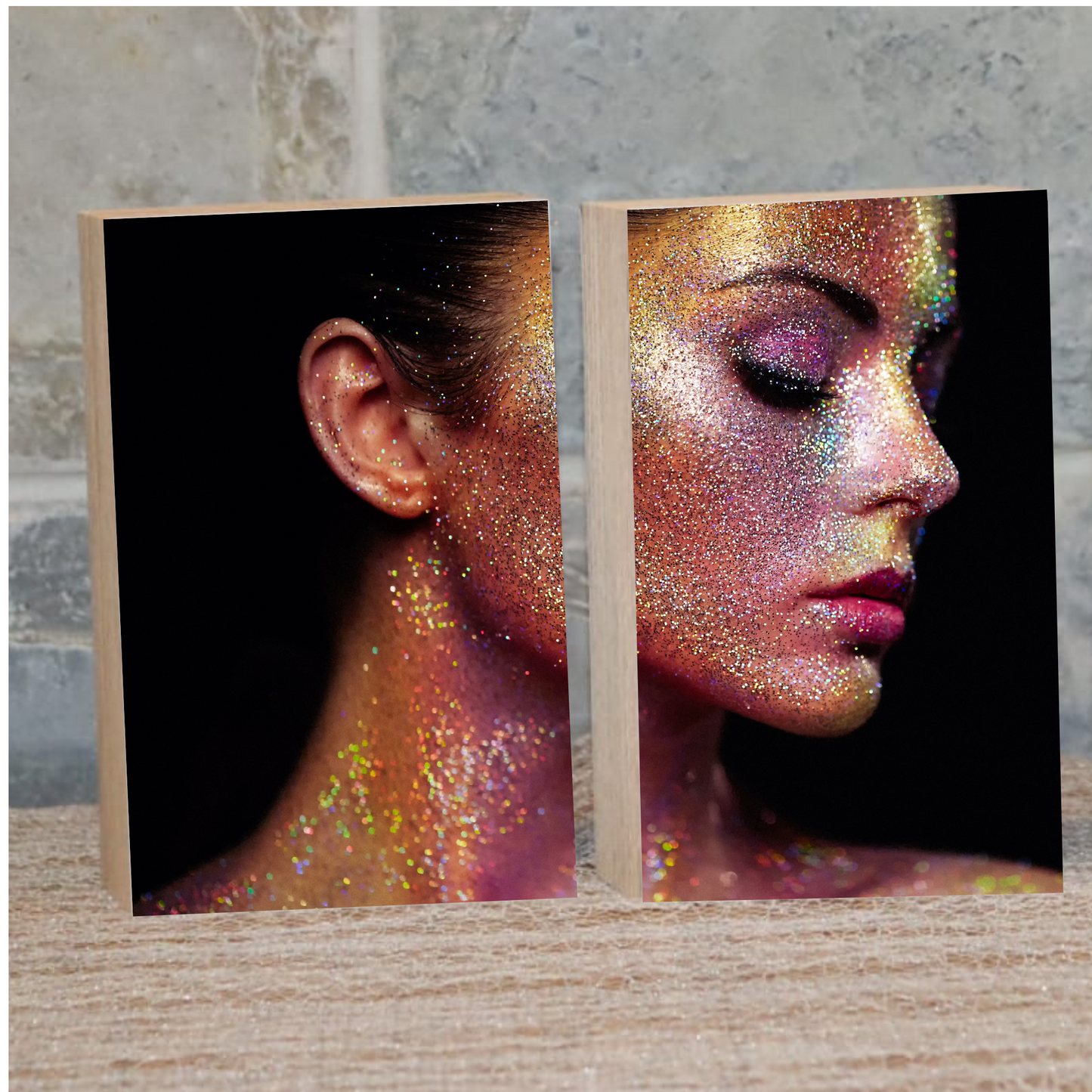 Birch Photo Block- בלוק עץ מעוצב