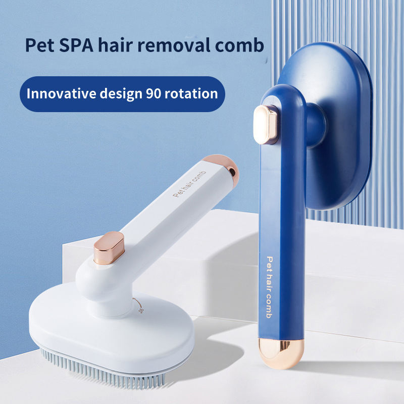 Original Pet Comb Cat Dog To Remove Floating Hair Pet Hair Brush Hair Removal Artifact Pet Grooming Brush Supplies Self Cleaning Comb Pet Products