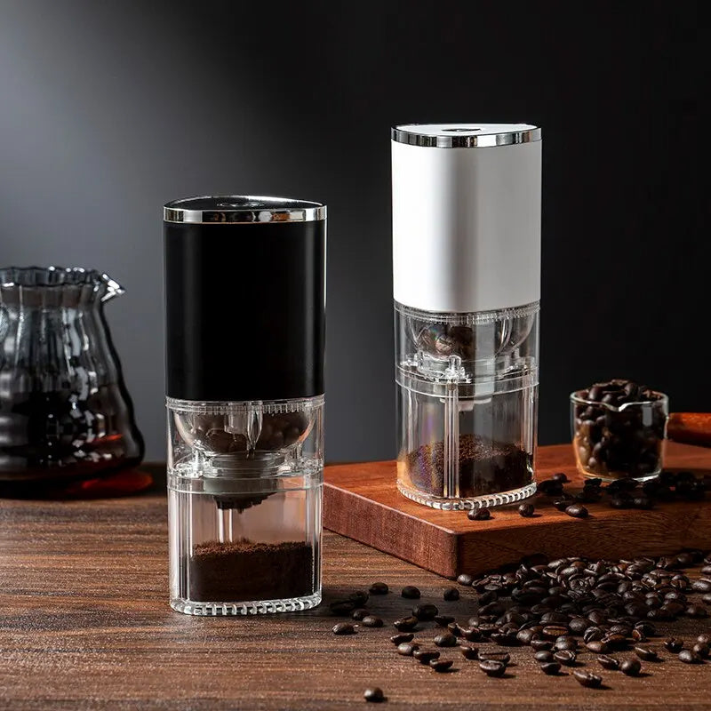 Original Portable Electric Coffee Grinder TYPE C USB Charge Ceramic Grinding Core Home Coffee Beans Pulverizer Grinder Small Portable Mini Home Kitchen Coffee Grinder Machine Mill Automatic USB Charging