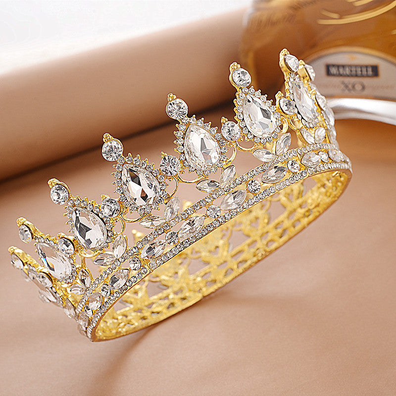 Top Quality Crown Bridal Tiara Crown Wedding Diadem Bridal Round Crown