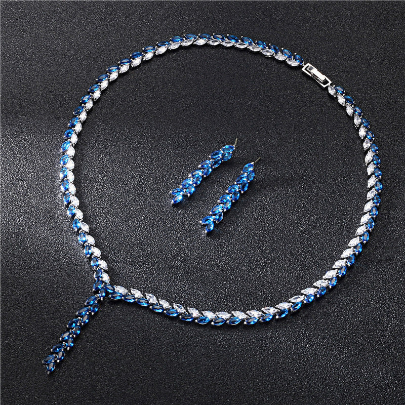 Bride Wedding Earrings Jewelry Set Jewelry Set top quality