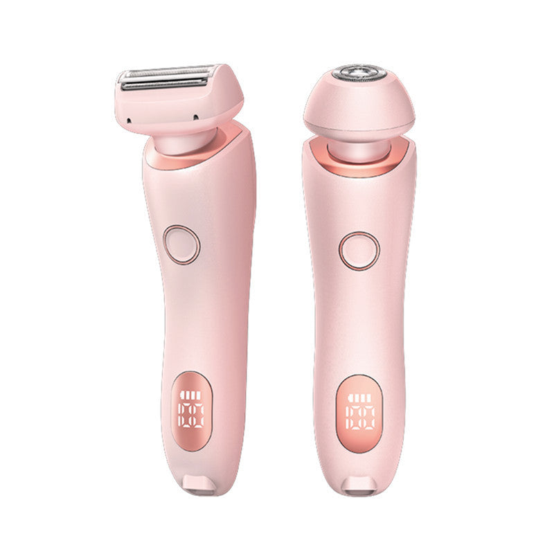 Original 2 In 1 Hair Removal Epilator USB Rechargeable Trimmer Women Body Razor Face Leg Armpit Bikini Hand Pubic Shaver Hair Remover