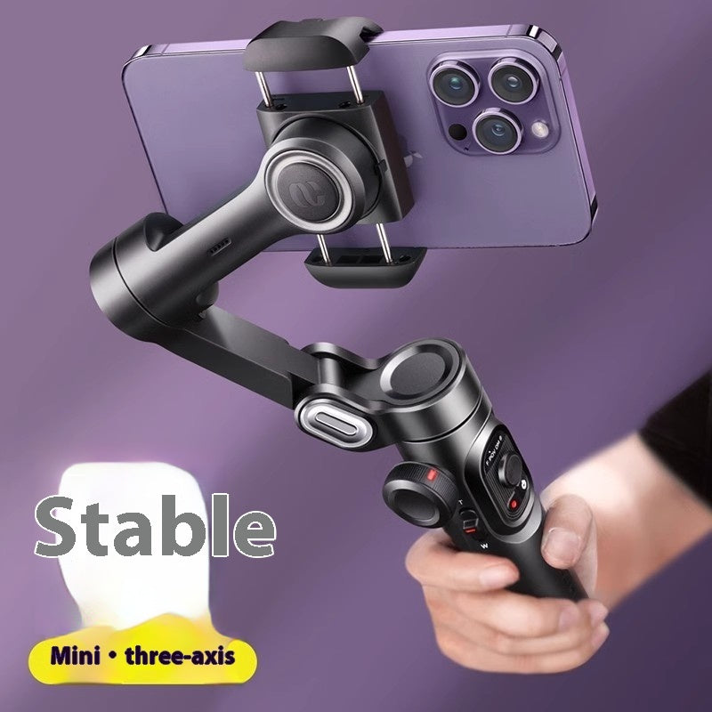 Original Selfie Three-axis Anti-shake Hand-held Tripod Head Mobile Phone Stabilizer