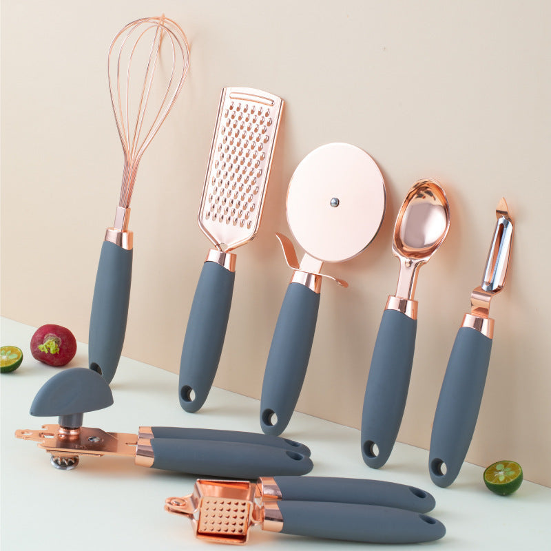 Original Kitchen Household Peeler Gadget Copper Plating Set