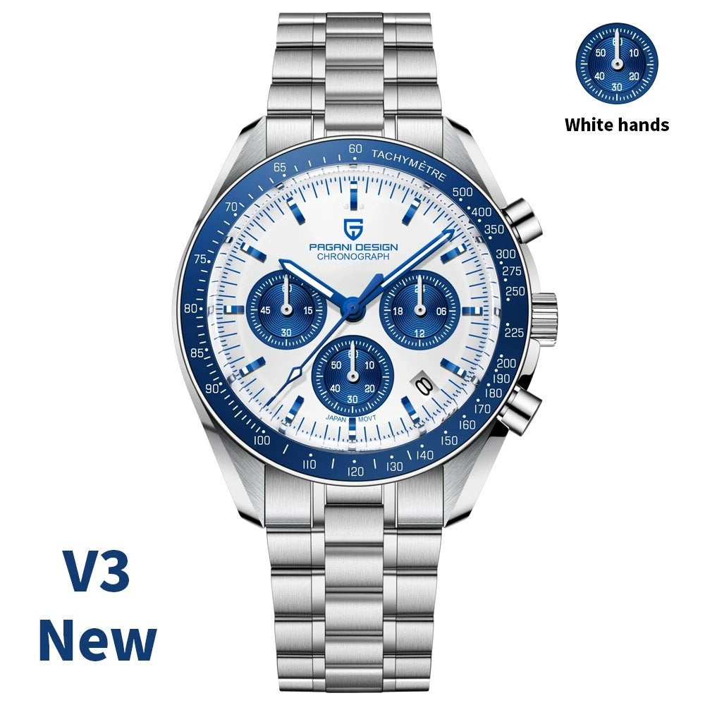 Original Quartz Watch Multi-function Calendar Waterproof Timing