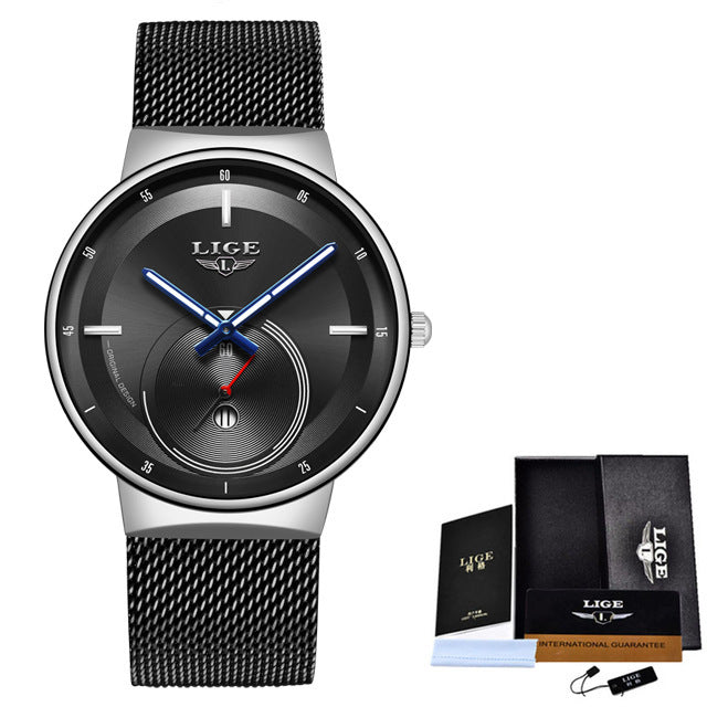 Waterproof quartz watch