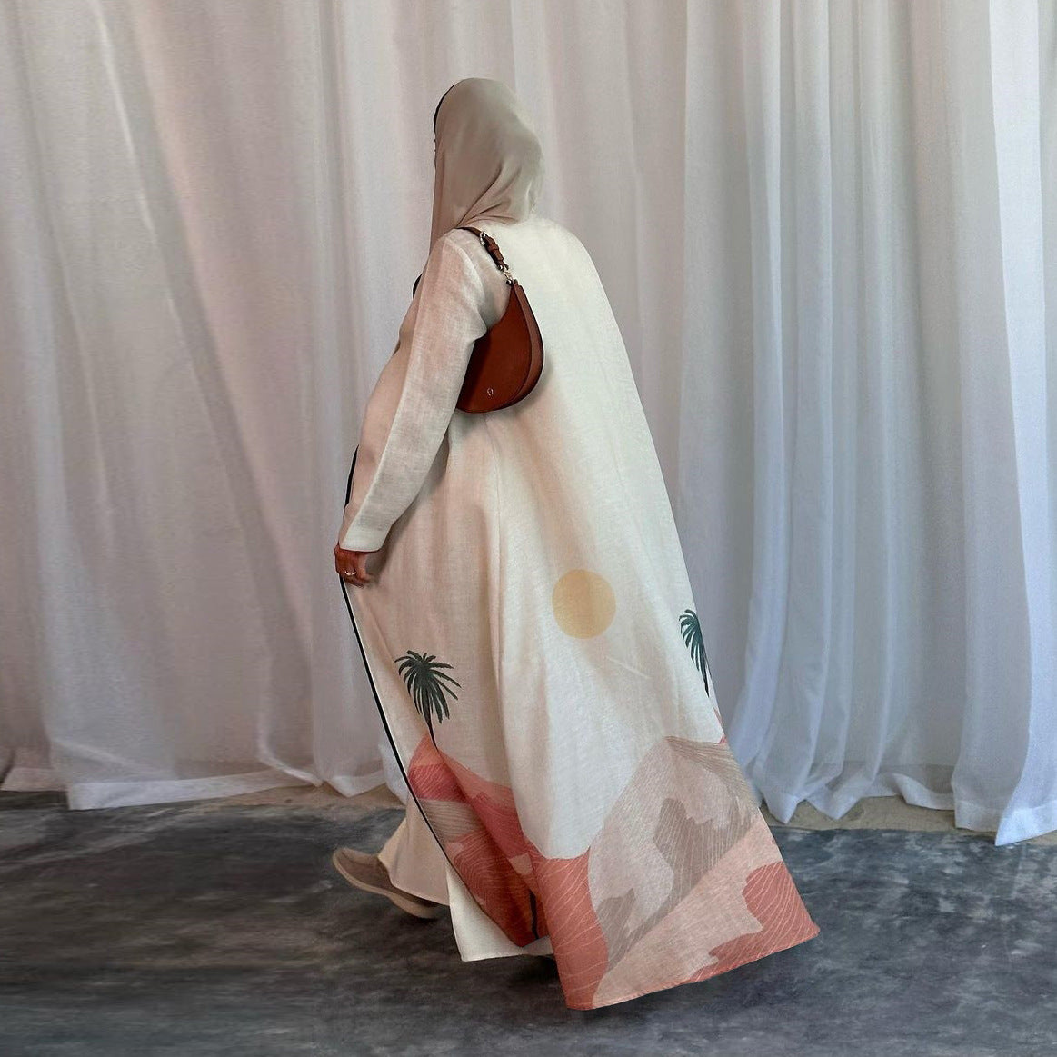 Muslim Fashion Robe Abaya Cardigan Coat