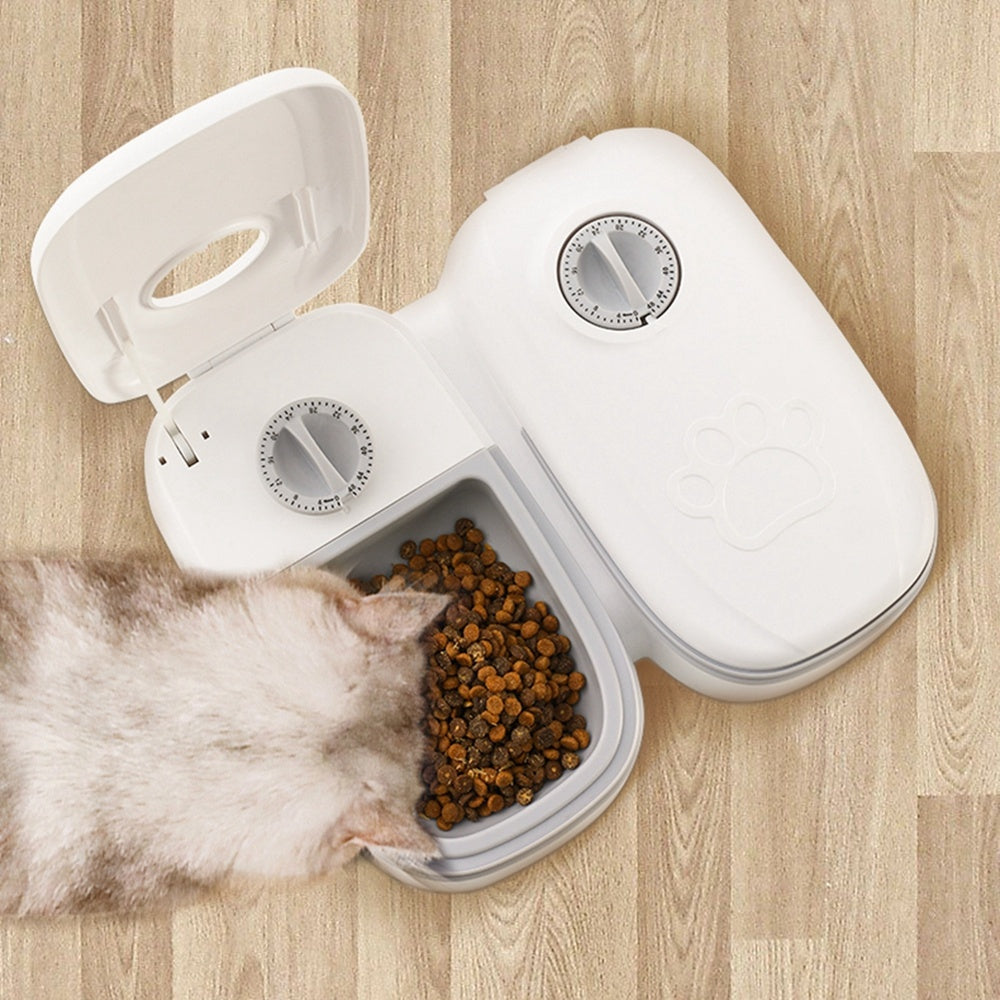 Original Automatic Pet Feeder Smart Food Dispenser For Cats Dogs Timer Stainless Steel Bowl Auto Dog Cat Pet Feeding Pets Supplies