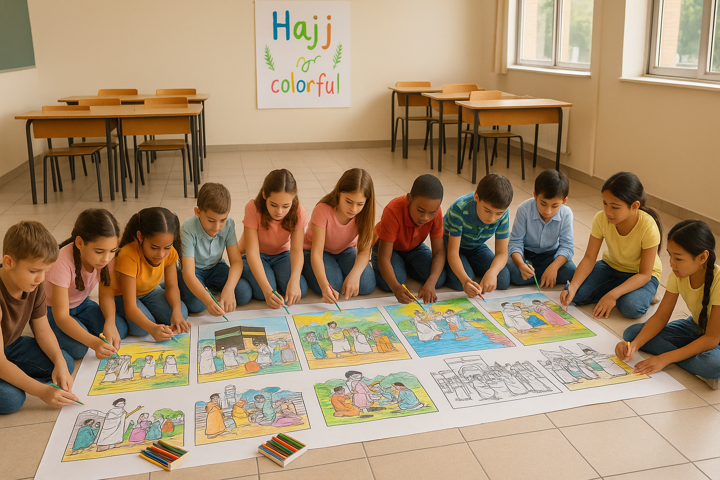 Coloring Posters- פוסטרים לצביעה