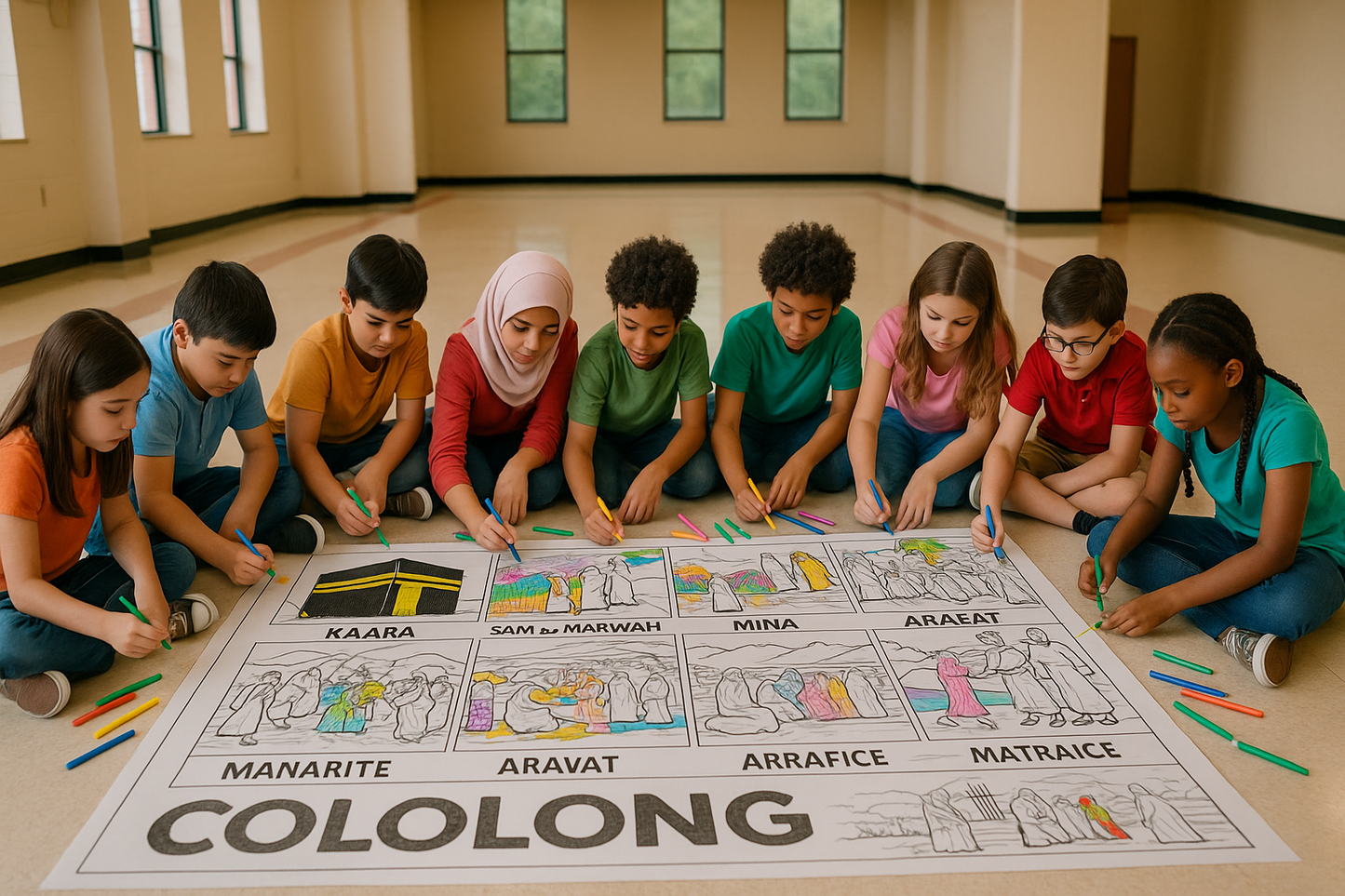 Coloring Posters- פוסטרים לצביעה