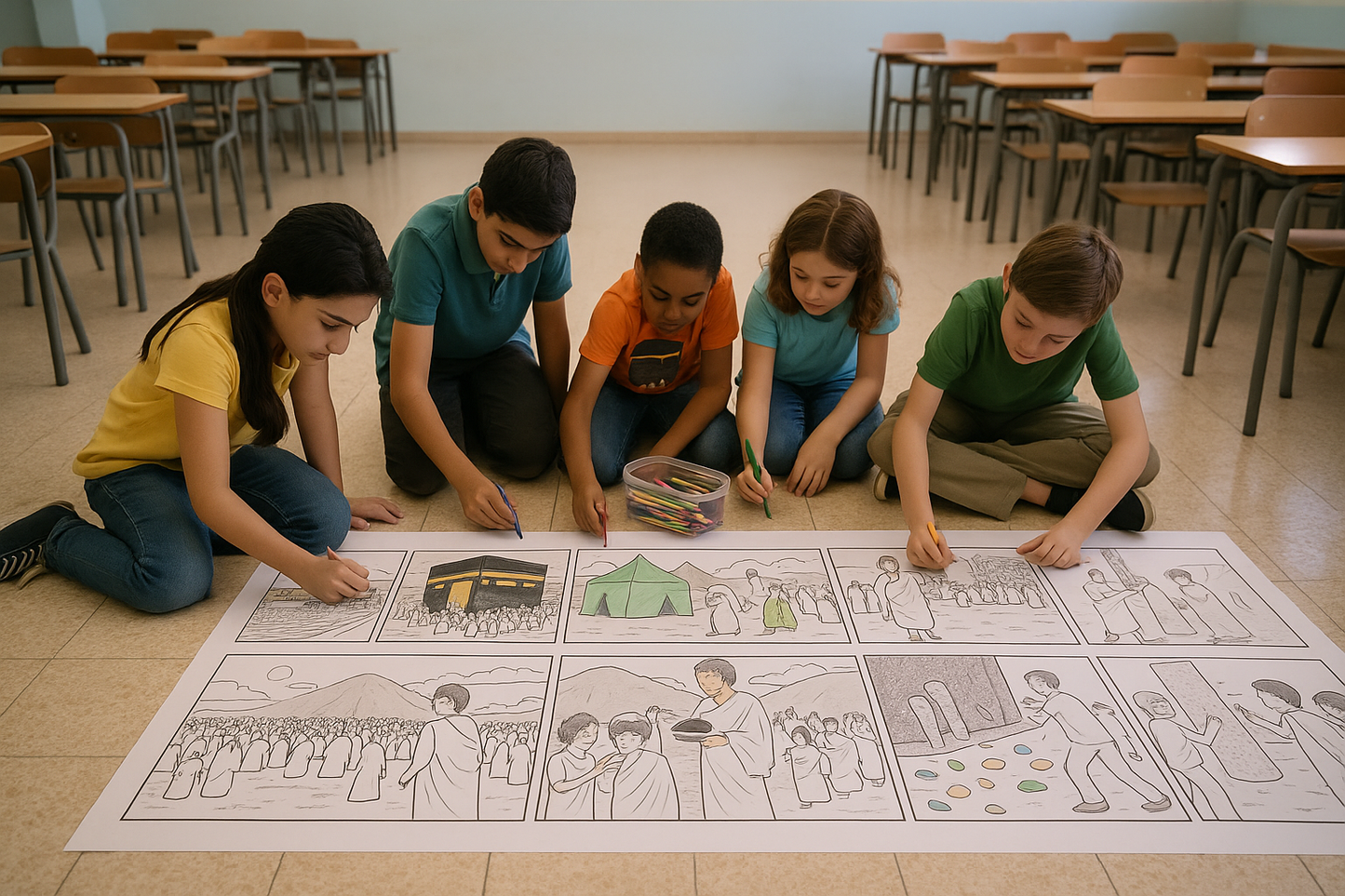 Coloring Posters- פוסטרים לצביעה
