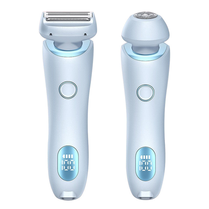 Original 2 In 1 Hair Removal Epilator USB Rechargeable Trimmer Women Body Razor Face Leg Armpit Bikini Hand Pubic Shaver Hair Remover