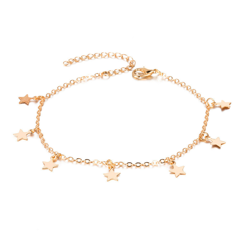 Star Fashion Anklet Jewelry