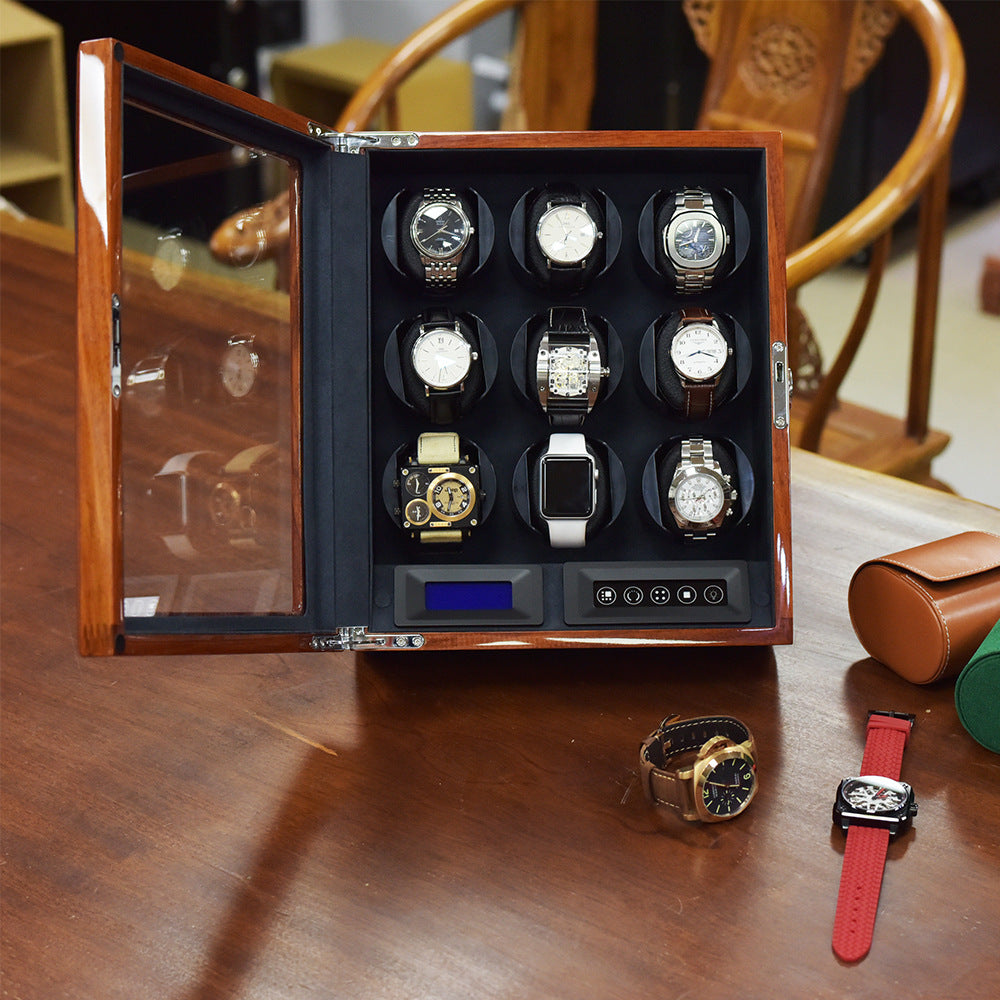 9 Table Position Shaker Automatic Mechanical Watch Silent Motor Box winder