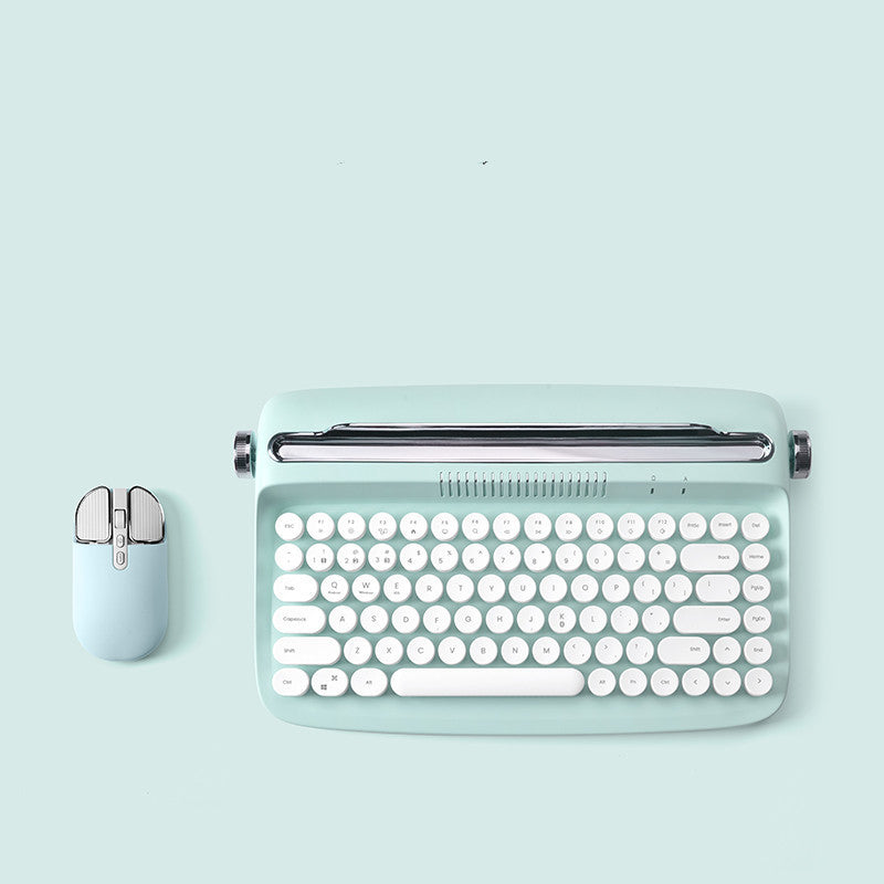 Original Retro Ipad Bluetooth Keyboard Mouse Set Cute Office