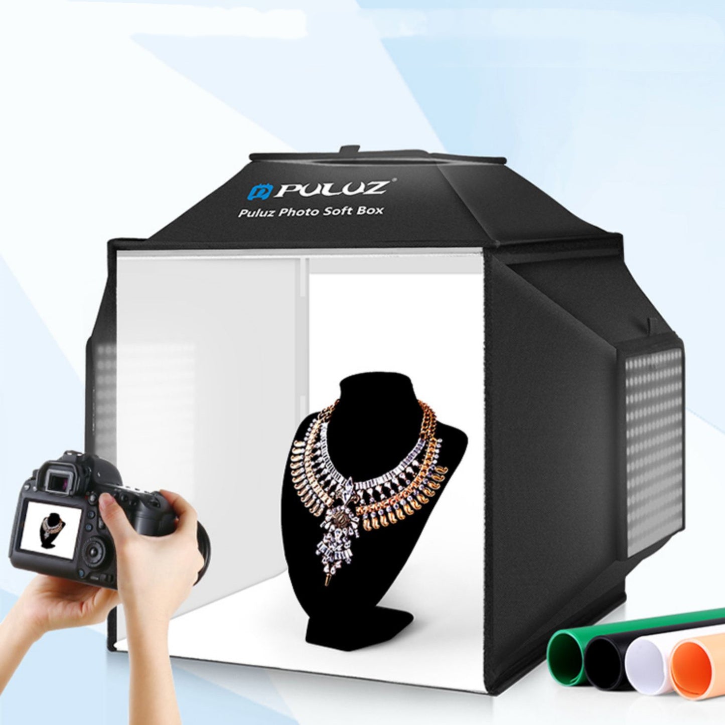 40cm Studio LED Folding Product Photo Light Box Simple Shooting Light