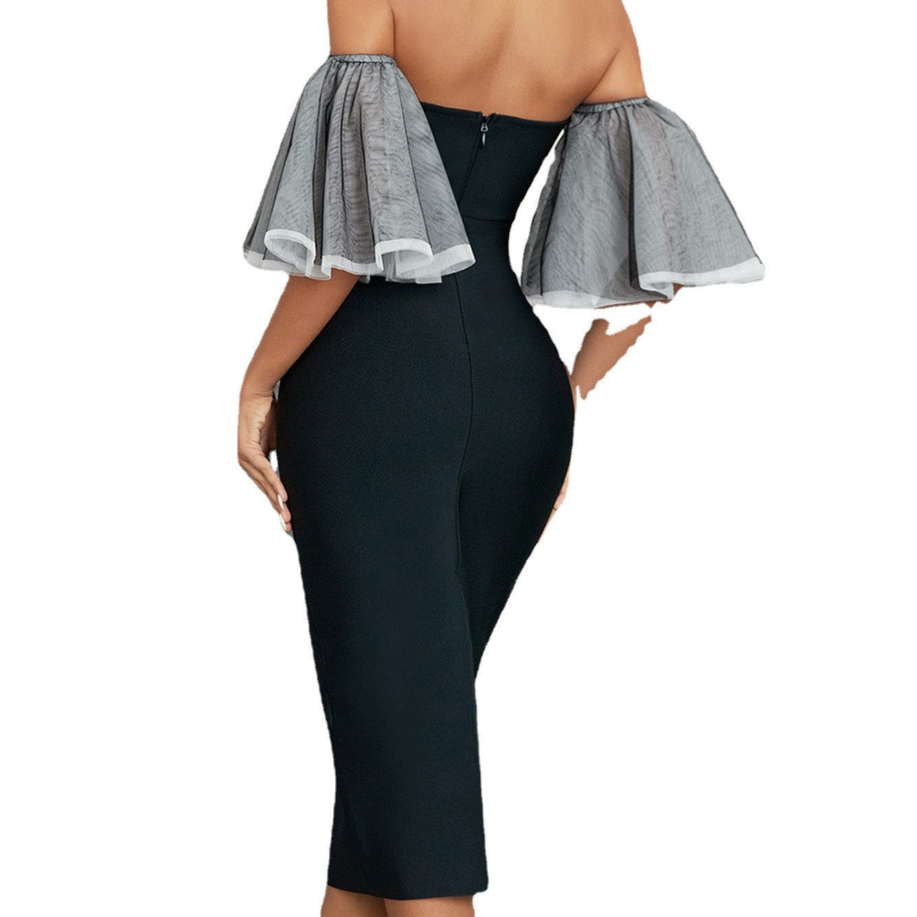 Strapless Evening Bandage Dress Evening Gown