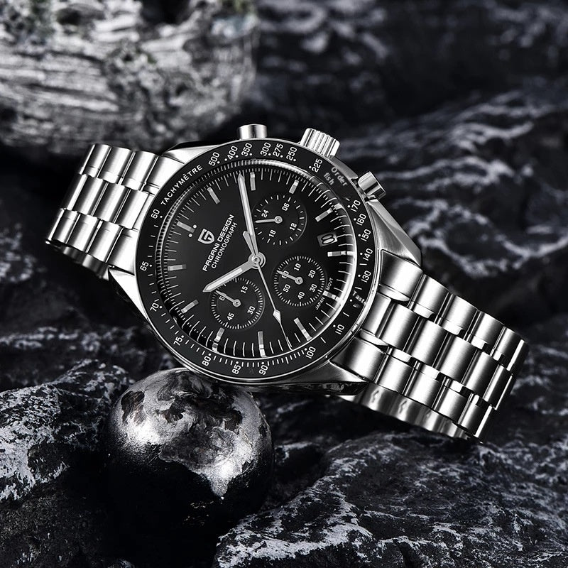 Original Quartz Watch Multi-function Calendar Waterproof Timing
