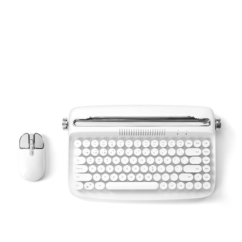 Original Retro Ipad Bluetooth Keyboard Mouse Set Cute Office