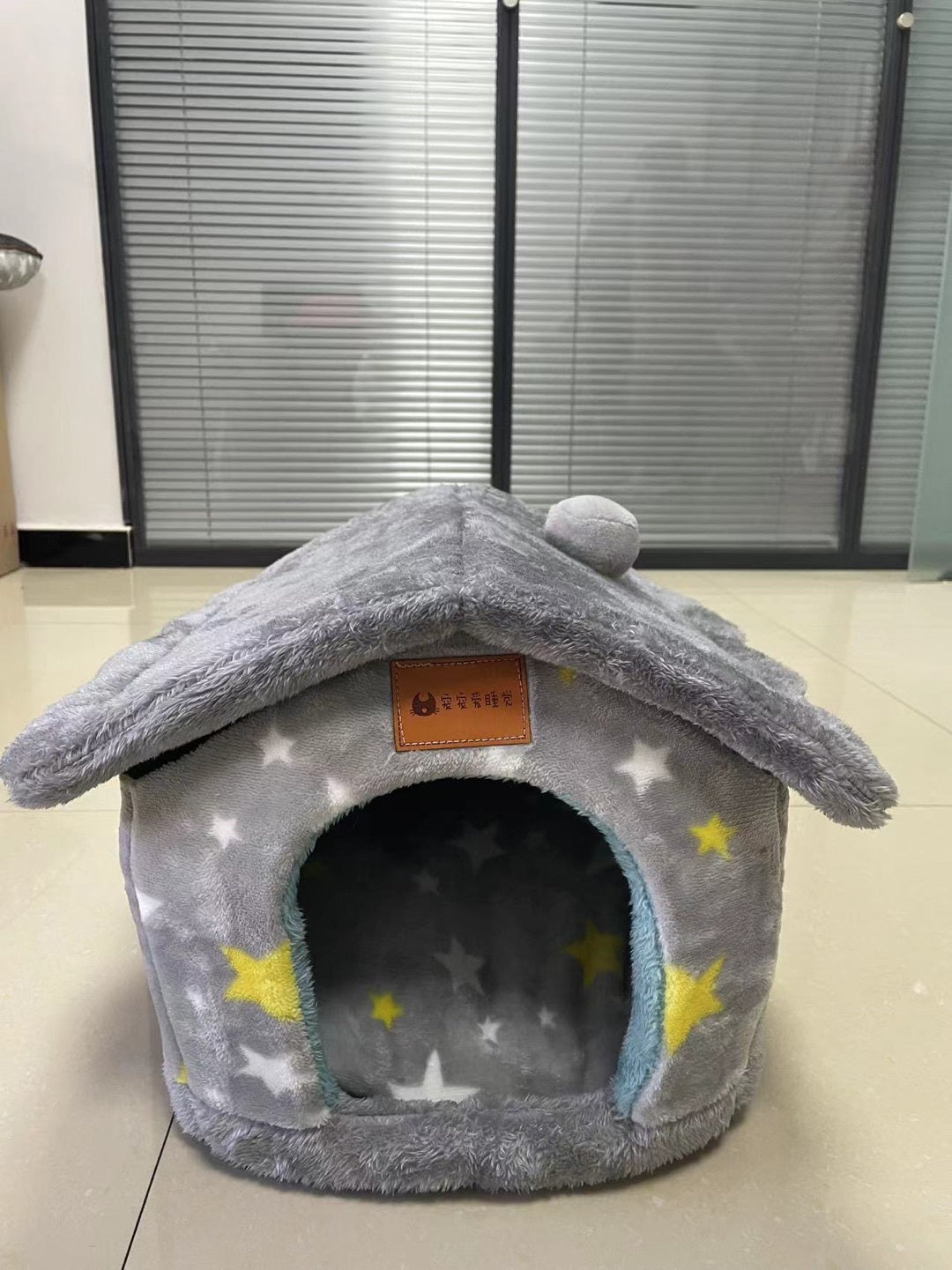 Original High Quality Foldable Dog House Pet Cat Bed Winter Dog Villa Sleep Kennel Removable Nest Warm Enclosed Cave Sofa Pets Supplies