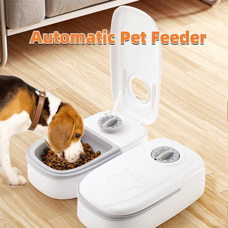 Original Automatic Pet Feeder Smart Food Dispenser For Cats Dogs Timer Stainless Steel Bowl Auto Dog Cat Pet Feeding Pets Supplies