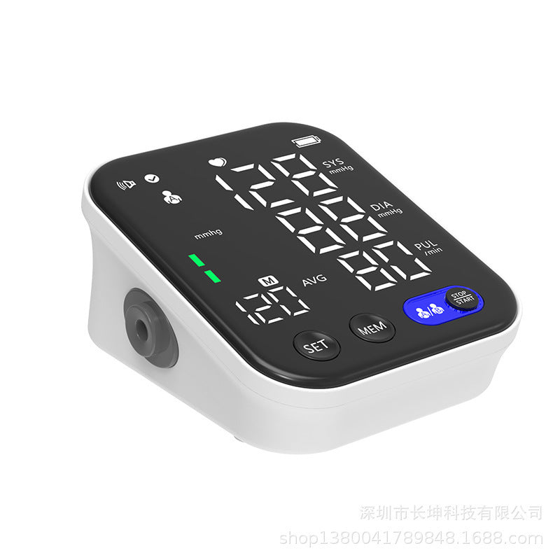 Original Electronic Blood Pressure Monitor Ultra Clear Large Screen Pulse Sphygmomanometer For Real-time Measurement Of Blood Pressure