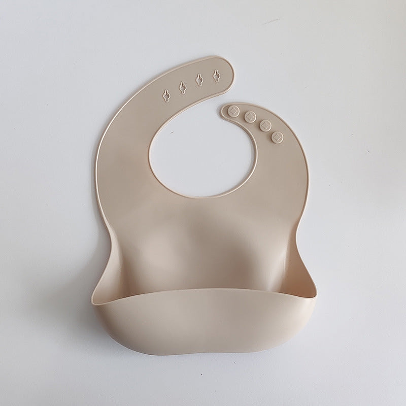 Baby Eating Bib Ins Wind Lightweight Super Soft Silicone Bib