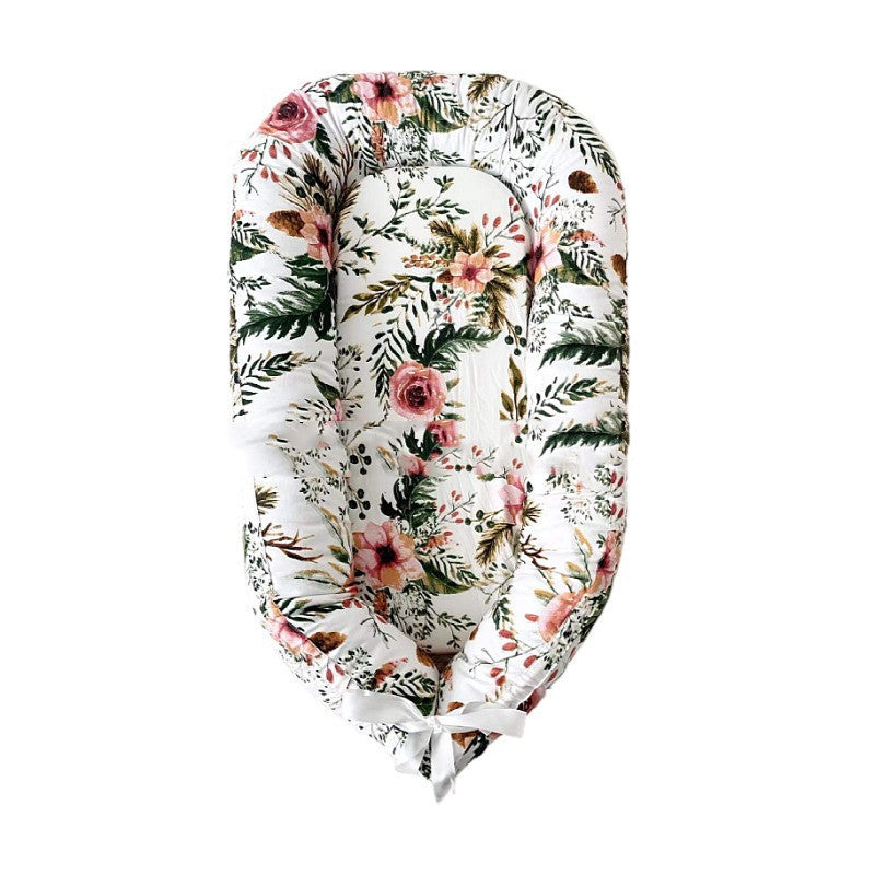 Newborn Baby Crib Middle Bed Portable Removable