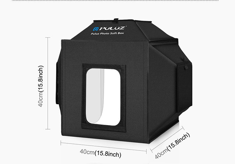 40cm Studio LED Folding Product Photo Light Box Simple Shooting Light