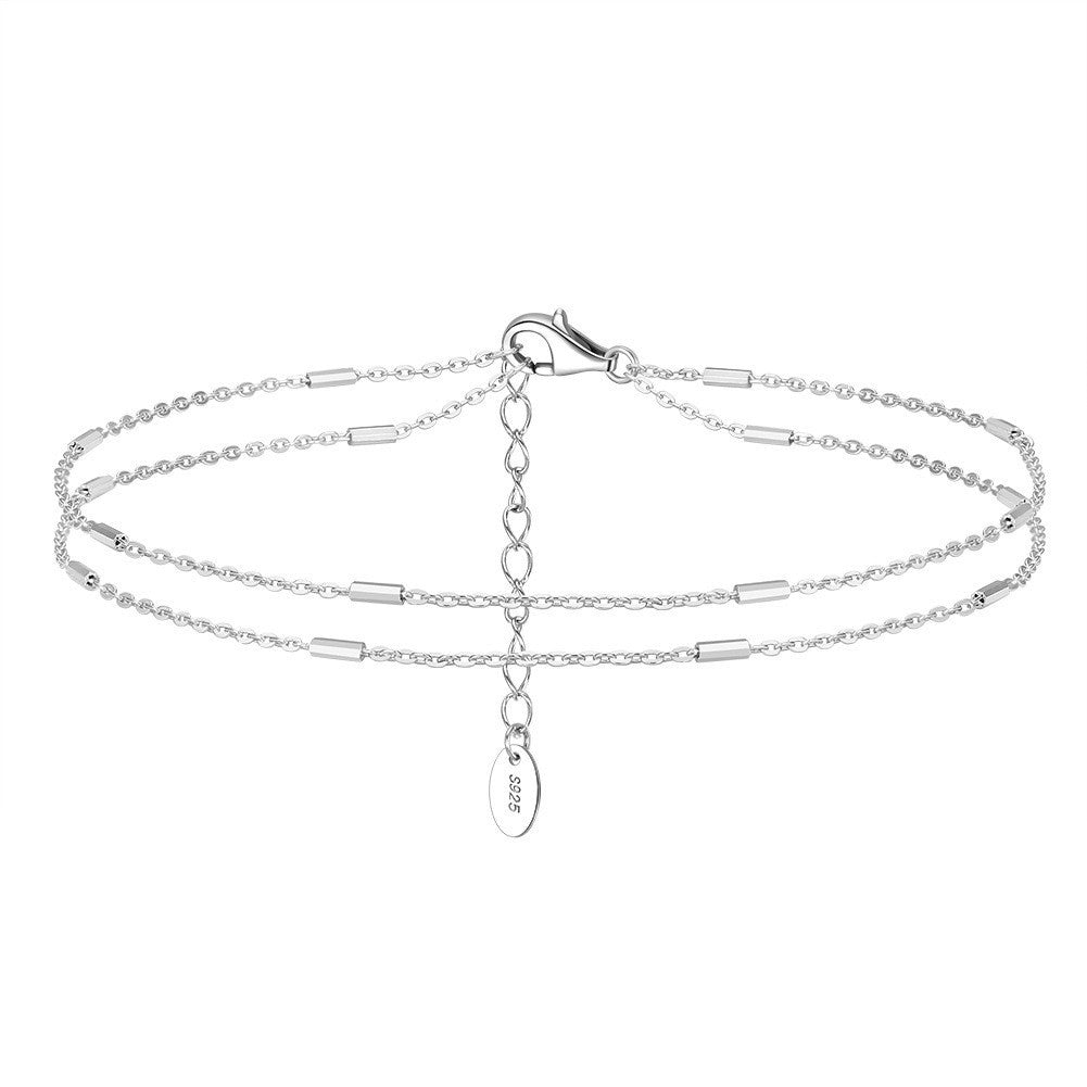 Jewelry Sterling Silver Feet Chain