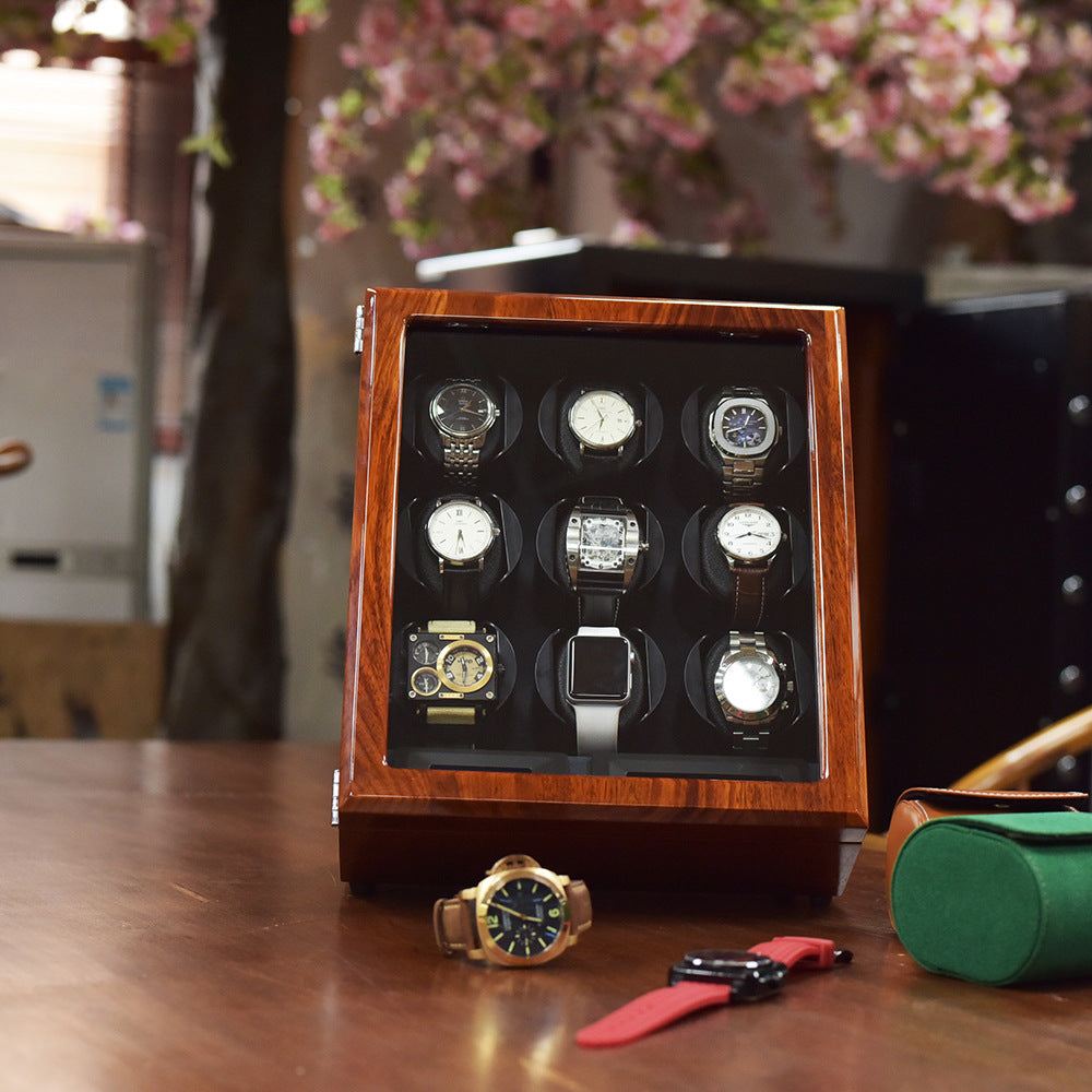 9 Table Position Shaker Automatic Mechanical Watch Silent Motor Box winder