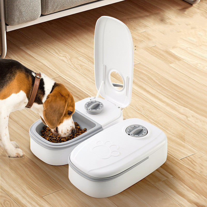 Original Automatic Pet Feeder Smart Food Dispenser For Cats Dogs Timer Stainless Steel Bowl Auto Dog Cat Pet Feeding Pets Supplies