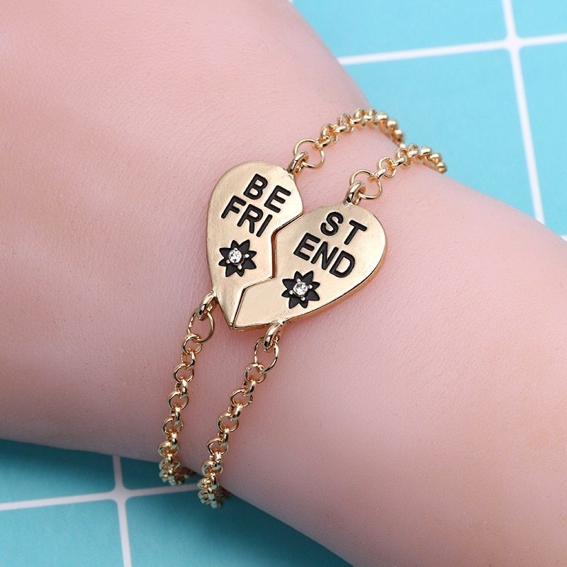 Original English Letters Best Friends Jewelry Good Friend Bracelet Women