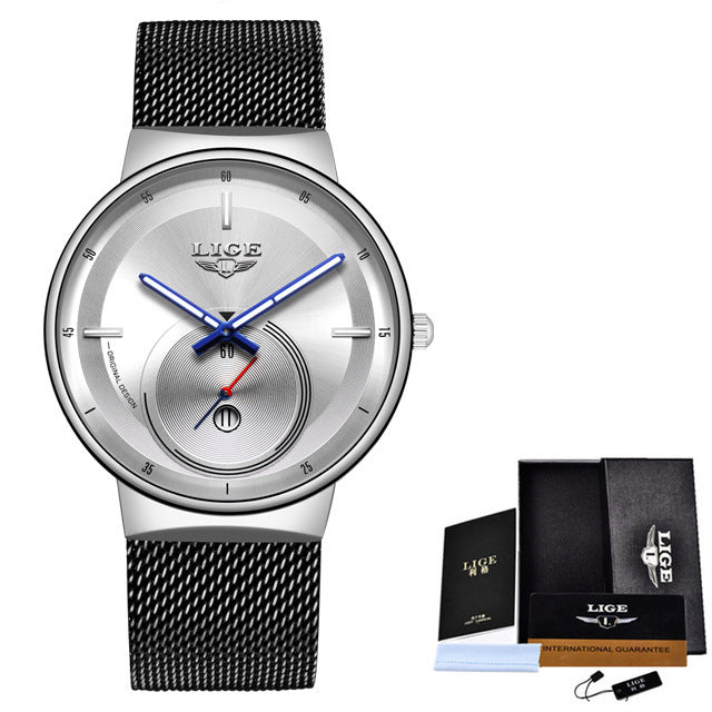 Waterproof quartz watch