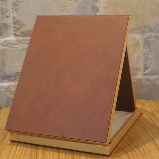 Appreciation Plaque- מעמד עור מפואר ענק - درع تقدير جلد فاخر