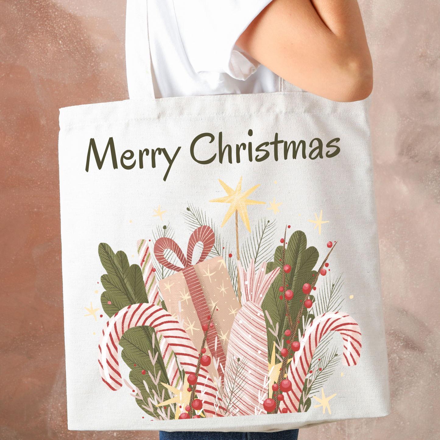 Christmas Tote bag- תיק חג המולד