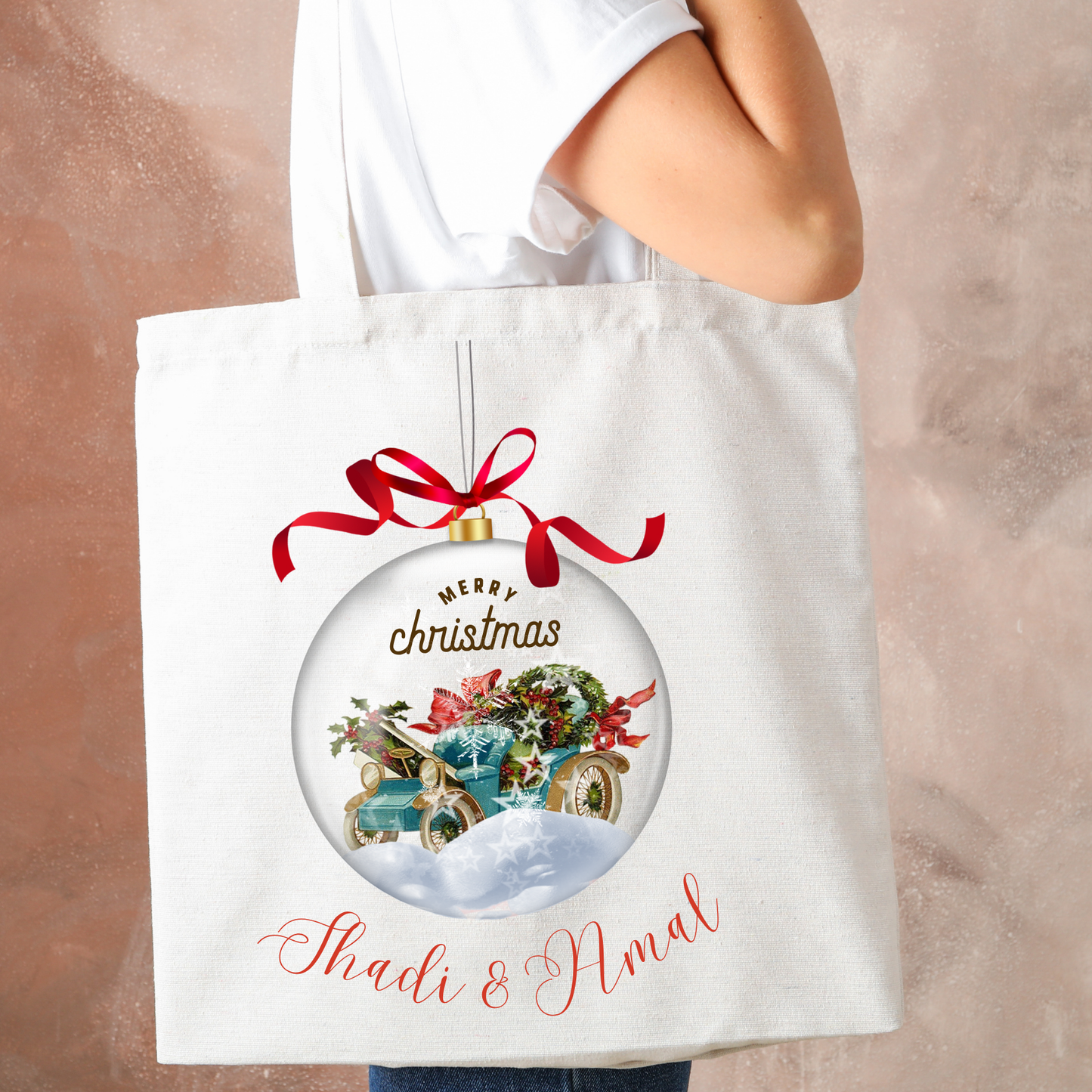 Christmas Tote bag- תיק חג המולד