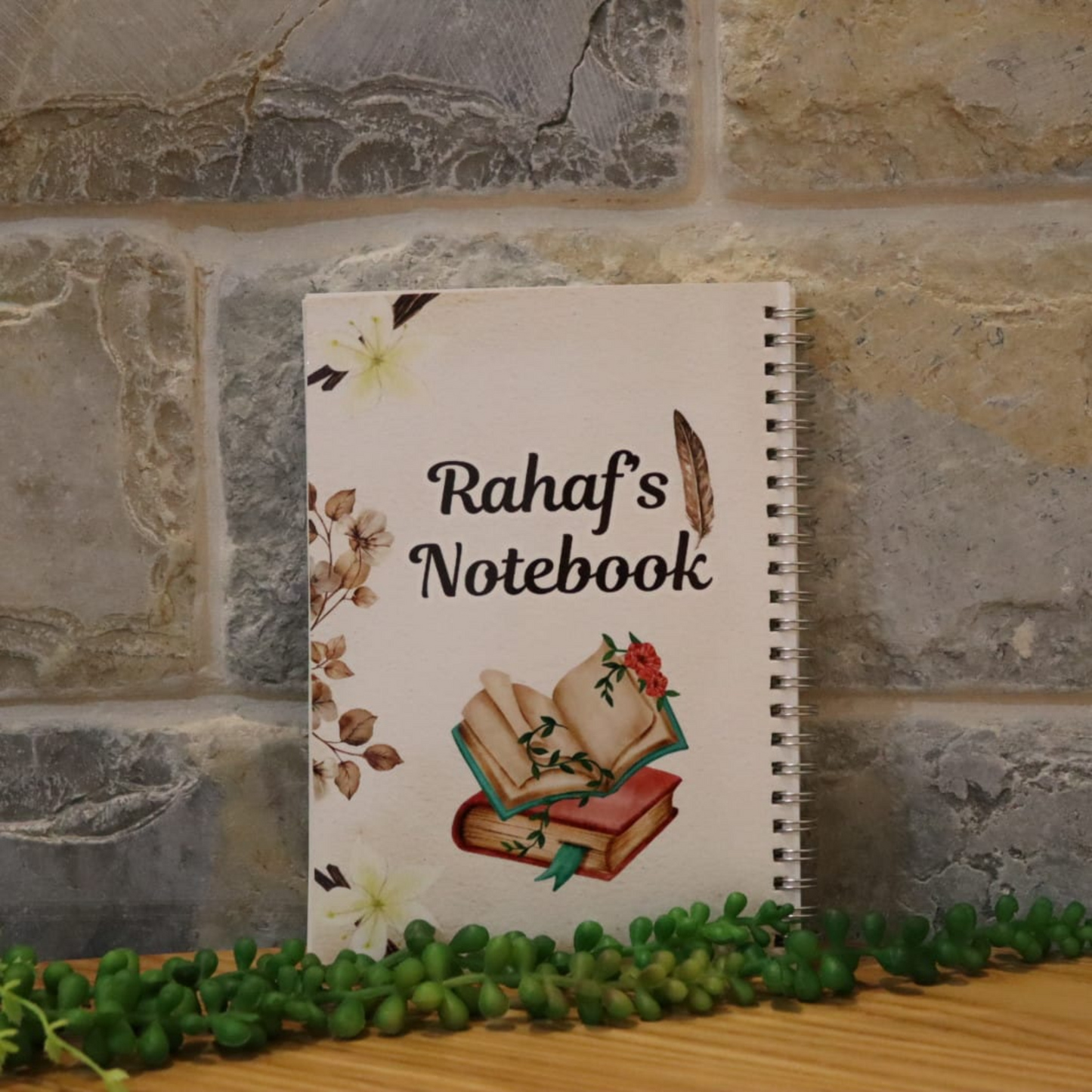 Spiral Notebook with Custom Design- מחברת ספירלה בהתאמה אישית