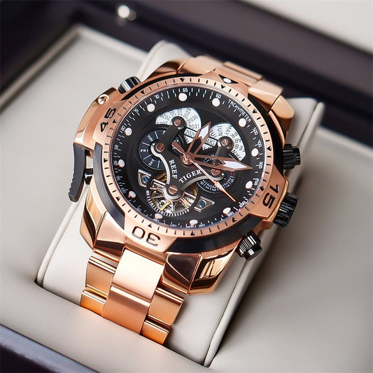 Original Men's Mechanical Watch Large Dial Waterproof Strong Luminous